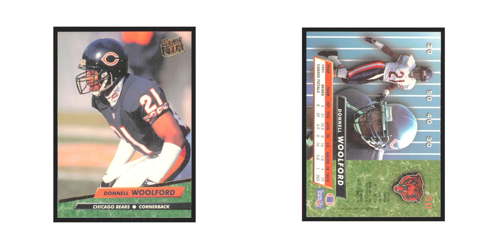 Donnell Woolford 1992 Fleer Ultra #50 Football Cards Football Card NM