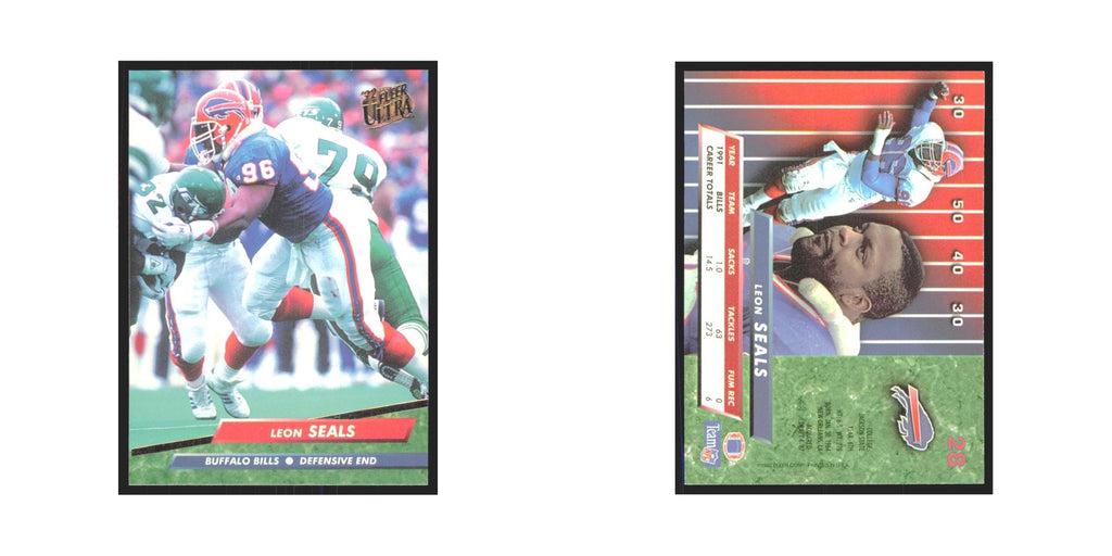Leon Seals 1992 Fleer Ultra #28 Football Cards Football Card NM