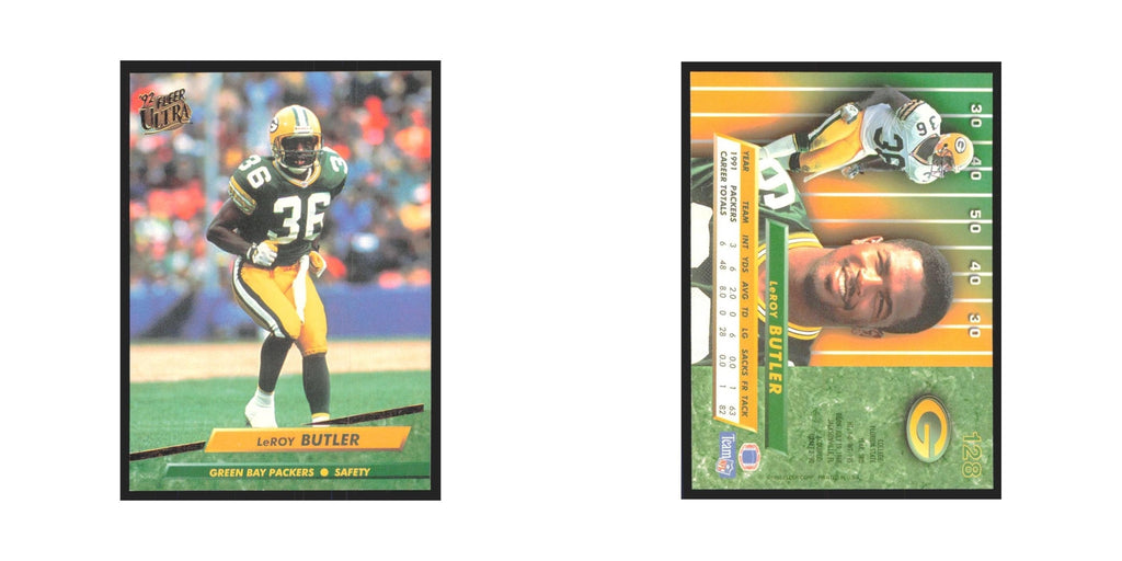LeRoy Butler 1992 Fleer Ultra #128 Football Cards Football Card NM