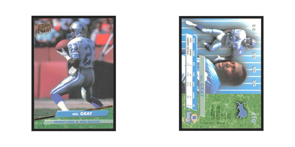 Mel Gray 1992 Fleer Ultra #116 Football Cards Football Card NM