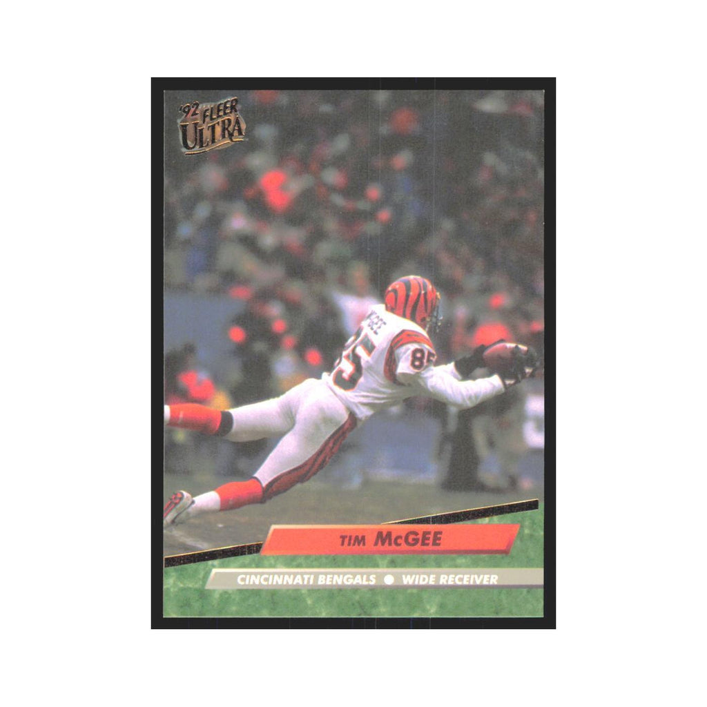 Tim McGee 1992 Fleer Ultra #60 Football Cards Football Card NM