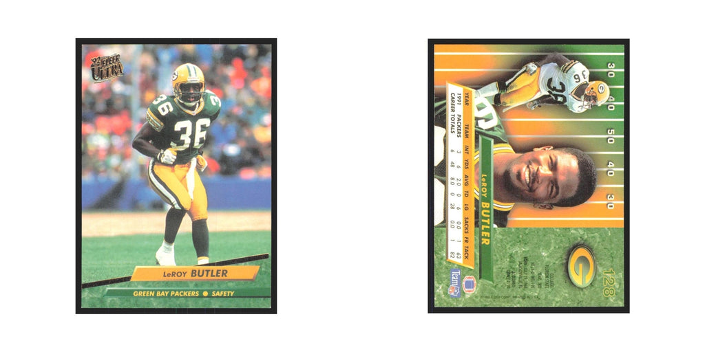 LeRoy Butler 1992 Fleer Ultra #128 Football Cards Football Card NM