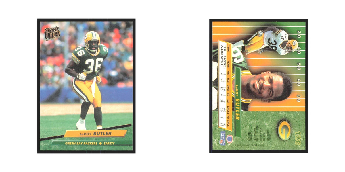 LeRoy Butler 1992 Fleer Ultra #128 Football Cards Football Card NM