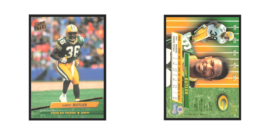 LeRoy Butler 1992 Fleer Ultra #128 Football Cards Football Card NM