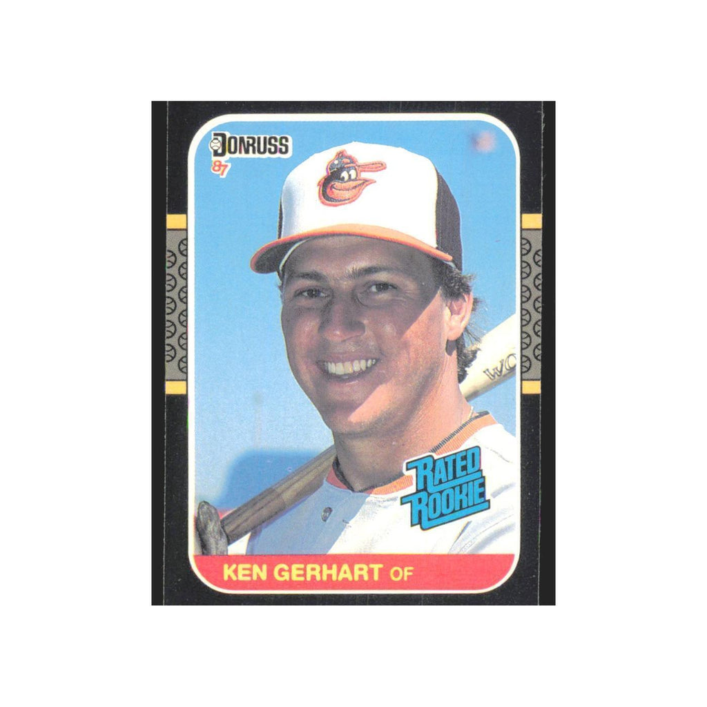 Ken Gerhart Rookie 1987 Donruss #30 Baltimore Orioles Baseball Card NM