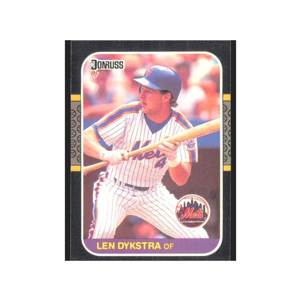 Len Dykstra 1987 Donruss #611 New York Mets Baseball Card NM
