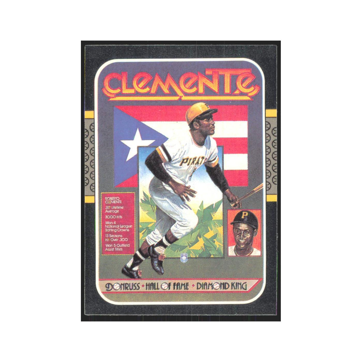 Roberto Clemente 1987 Donruss #612 Pittsburgh Pirates Baseball Card NM