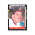 Will Fraser Rookie 1987 Donruss #40 California Angels Baseball Card NM