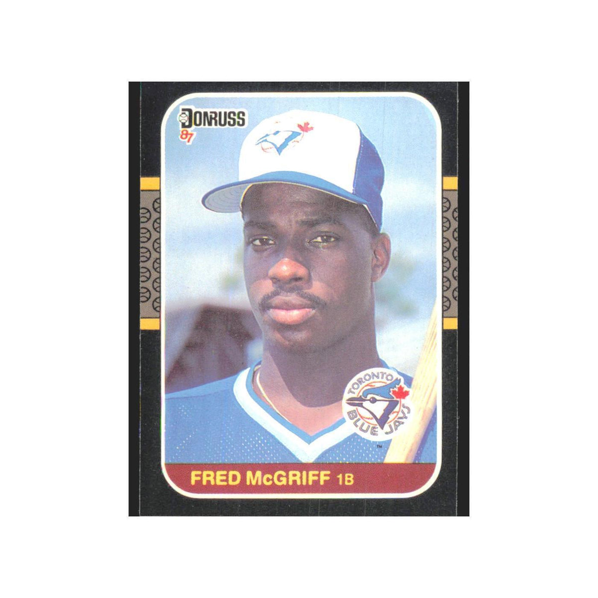 Fred McGriff 1987 Donruss #621 Toronto Blue Jays Baseball Card NM