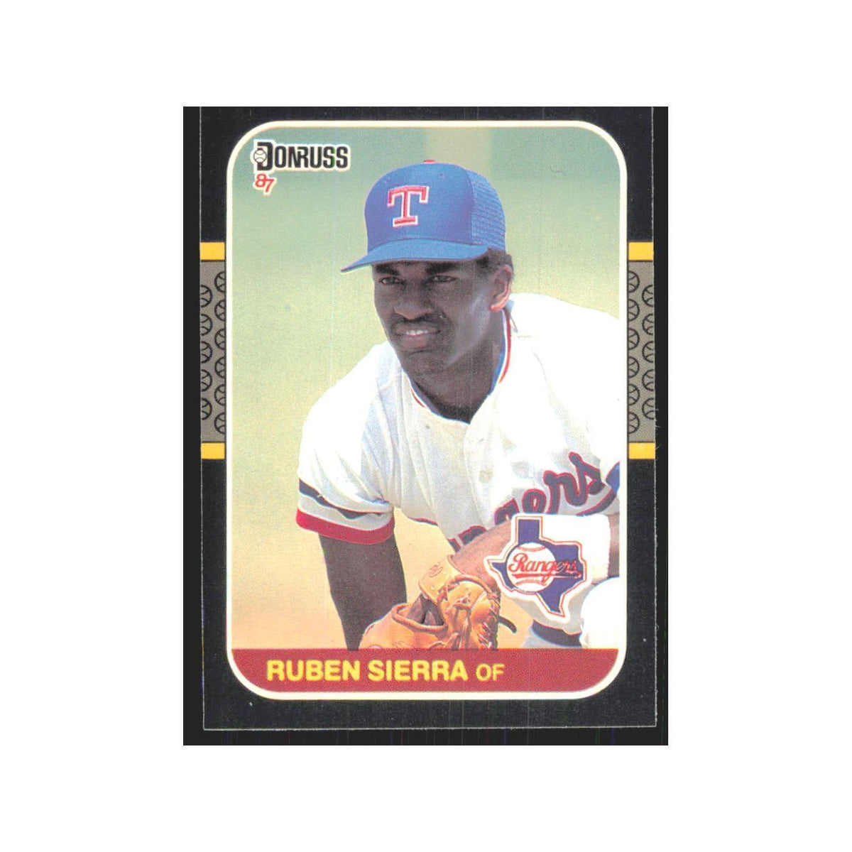 Ruben Sierra 1987 Donruss #346 Texas Rangers Baseball Card NM