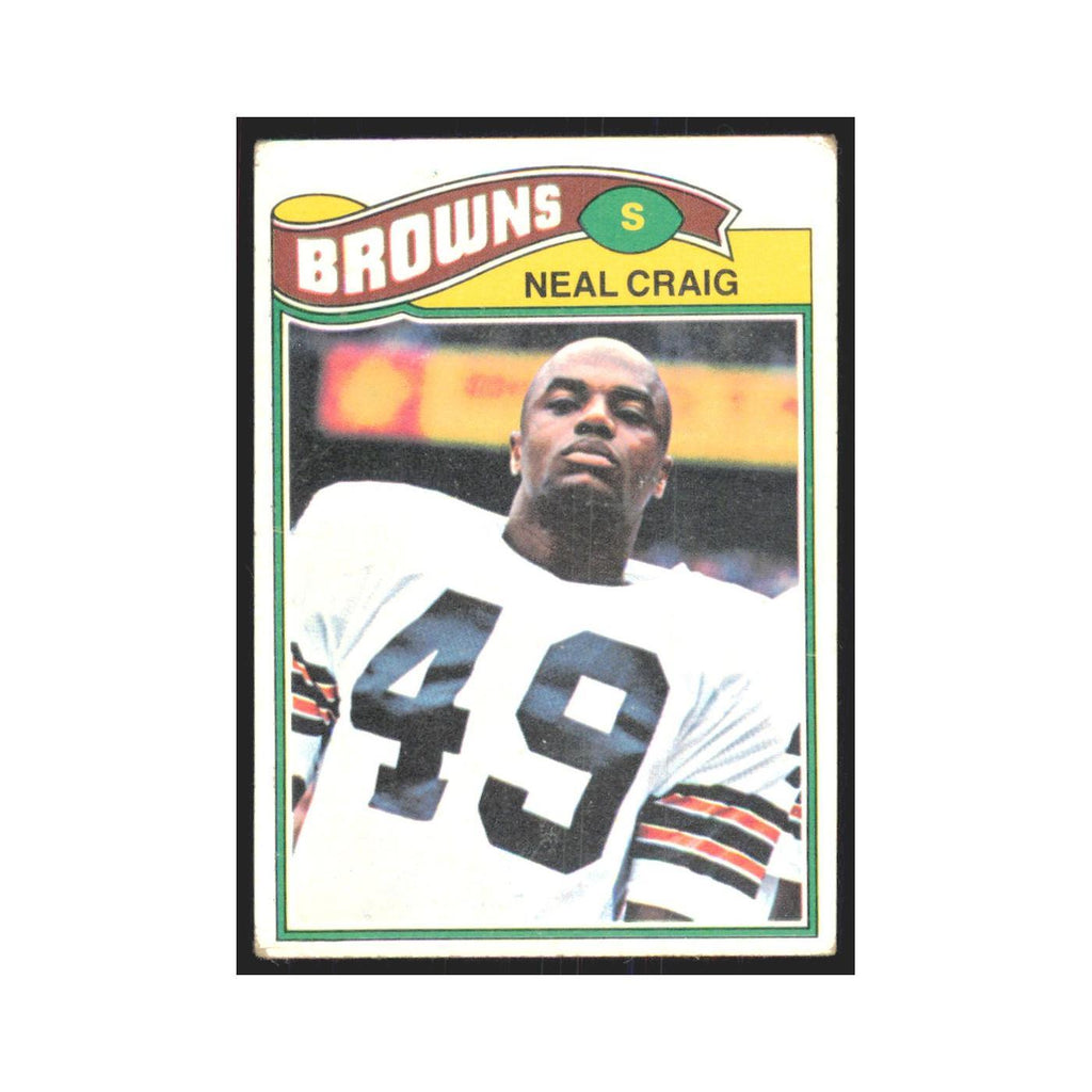 Neal Craig 1977 Topps #348 Football Cards Football Card EX