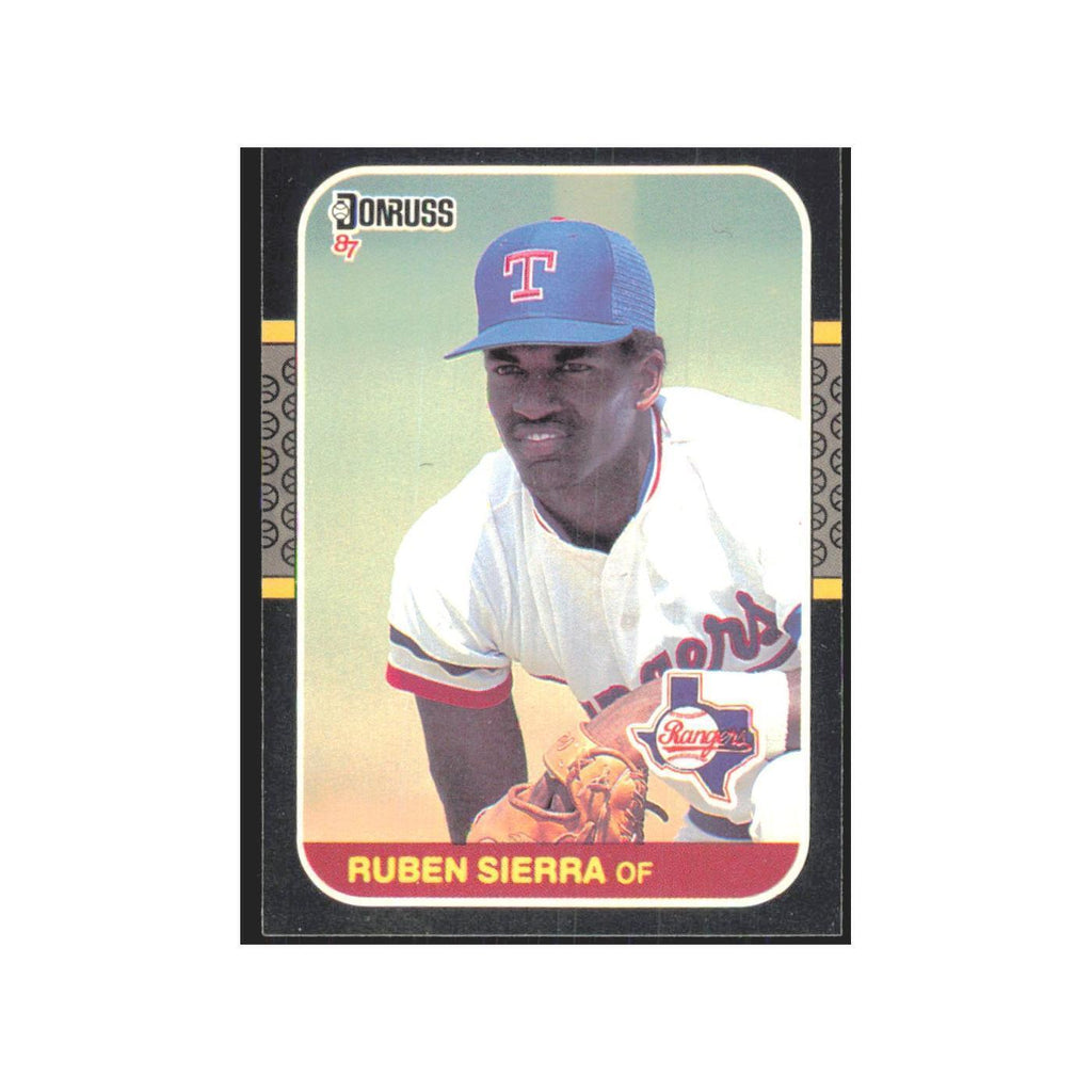 Ruben Sierra 1987 Donruss #346 Texas Rangers Baseball Card NM