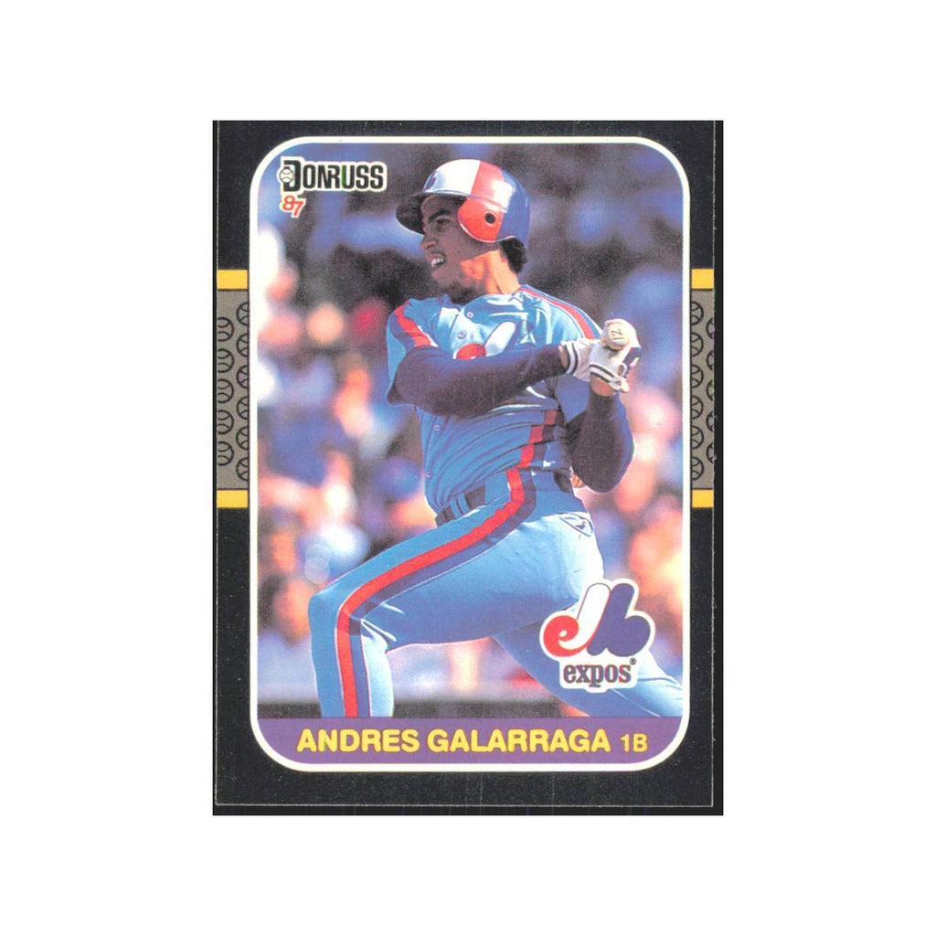 Andres Galarraga 1987 Donruss #303 Montreal Expos Baseball Card NM