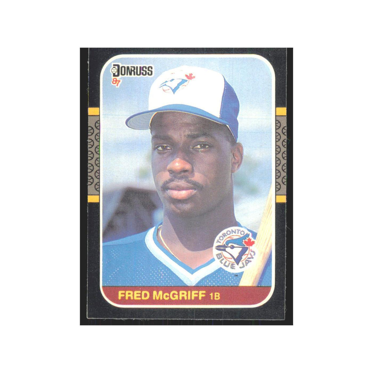 Fred McGriff 1987 Donruss #621 Toronto Blue Jays Baseball Card NM