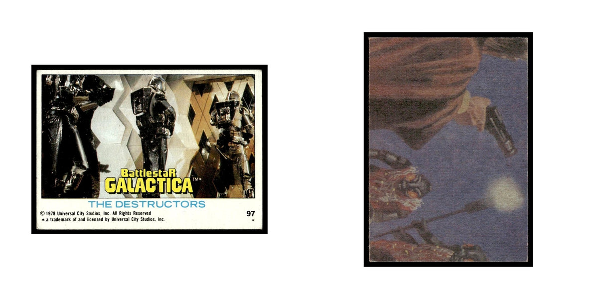 The Destructors 1978 Battlestar Galactica #97 Trading Card VG