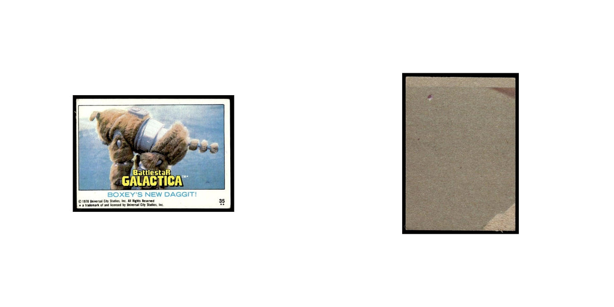 Boxey's New Daggit 1978 Battlestar Galactica #35 Trading Card VG