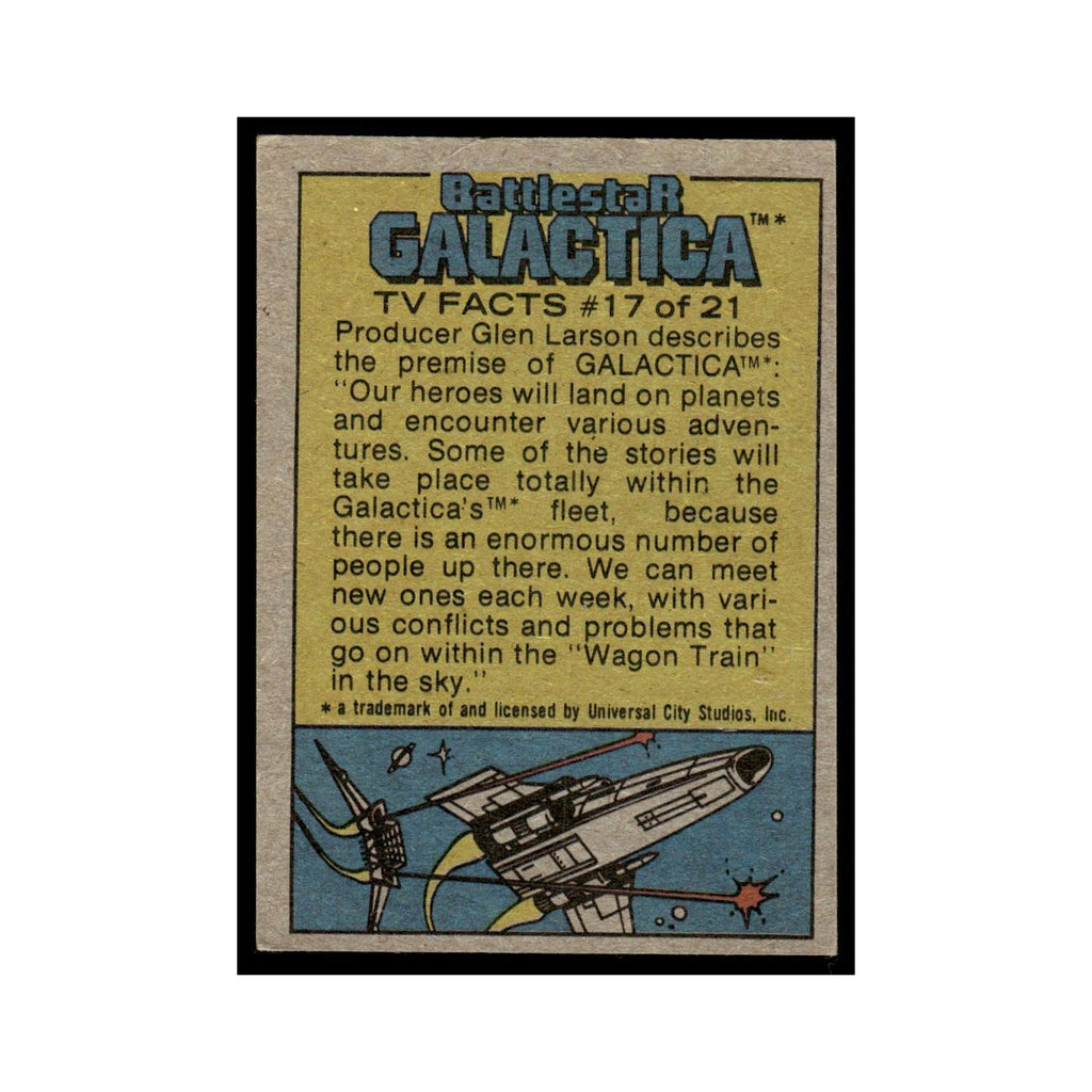 The Moment of Truth 1978 Battlestar Galactica #108 Trading Card VG