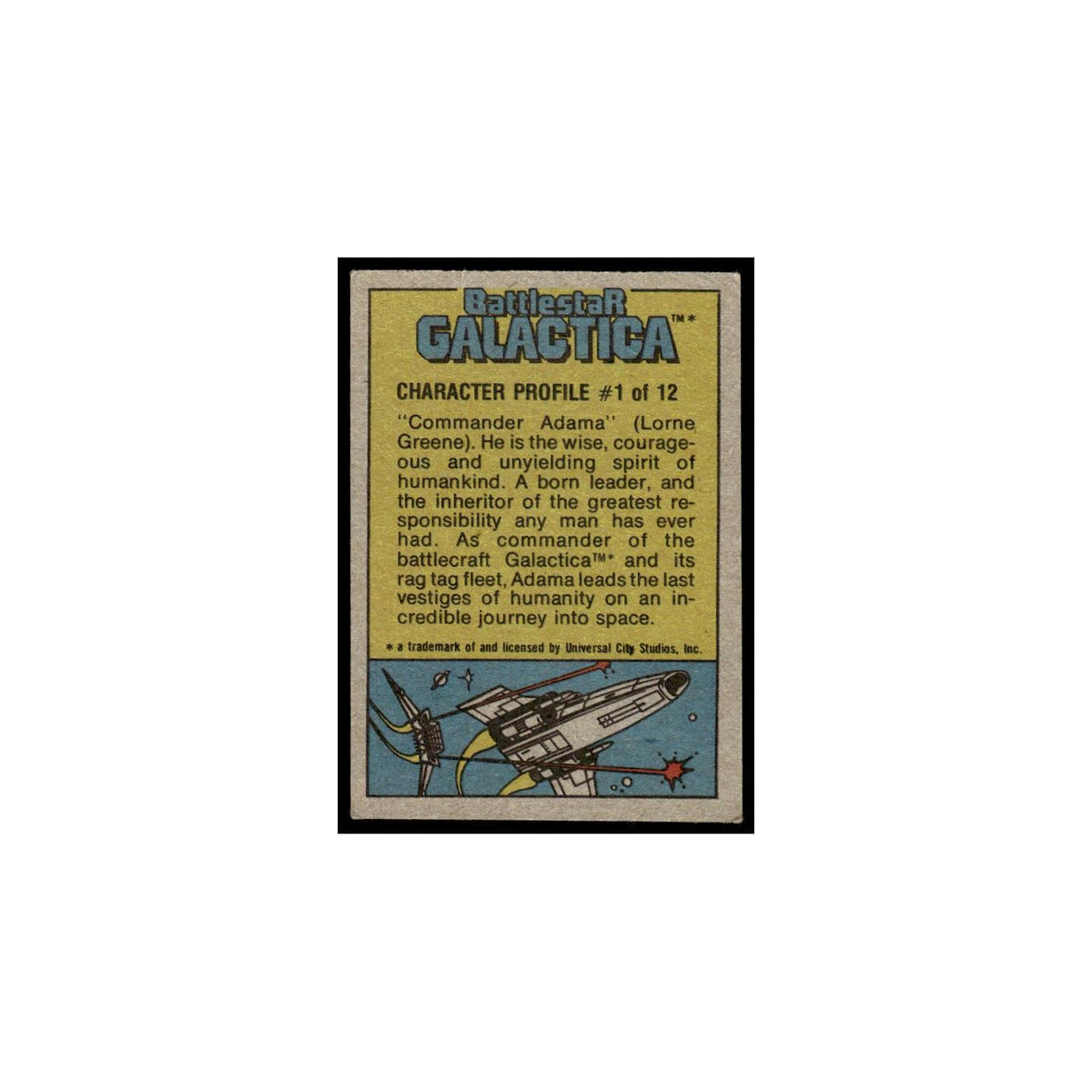 Facing Incredible Odds 1978 Battlestar Galactica #110 Trading Card VG