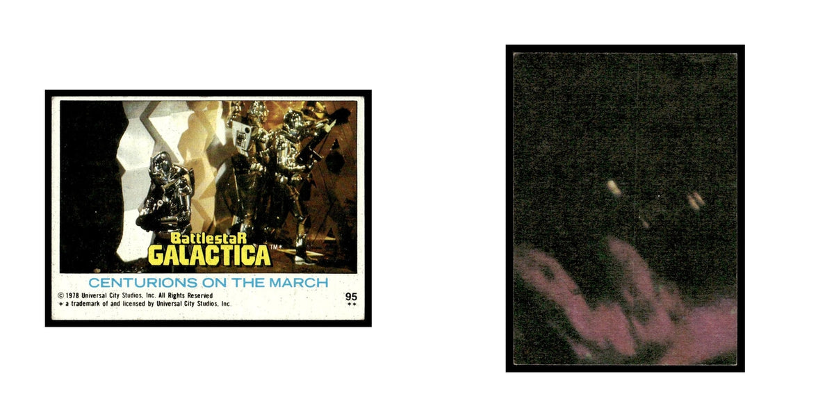 Centurions on the March 1978 Battlestar Galactica #95 Trading Card VG