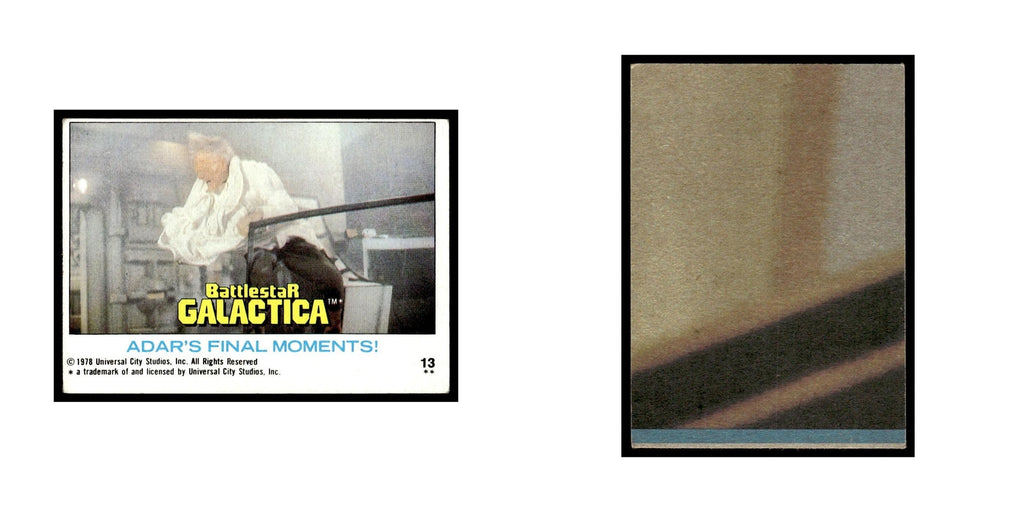 Adar's Final Moments 1978 Battlestar Galactica #13 Trading Card VG