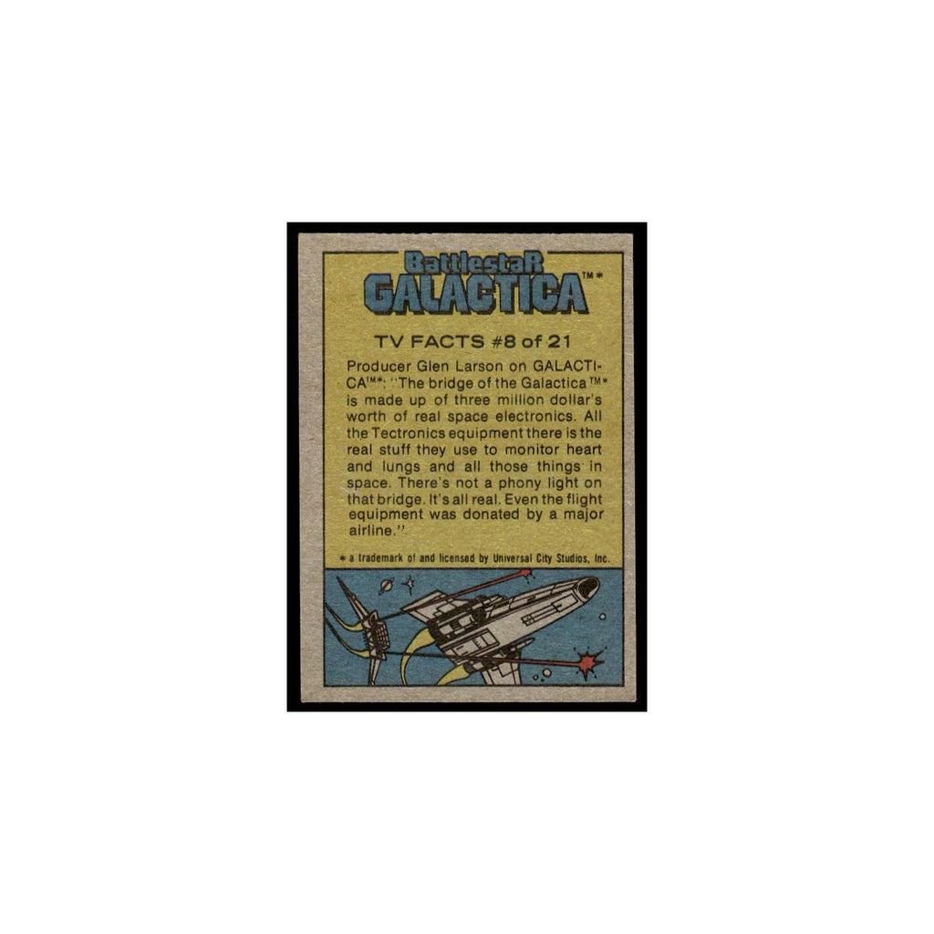 Attack of Cylons 1978 Battlestar Galactica #79 Trading Card VG