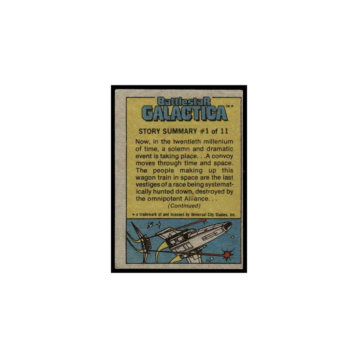 Behold The Ovion Insectoids 1978 Battlestar Galactica #49 Trading Card VG