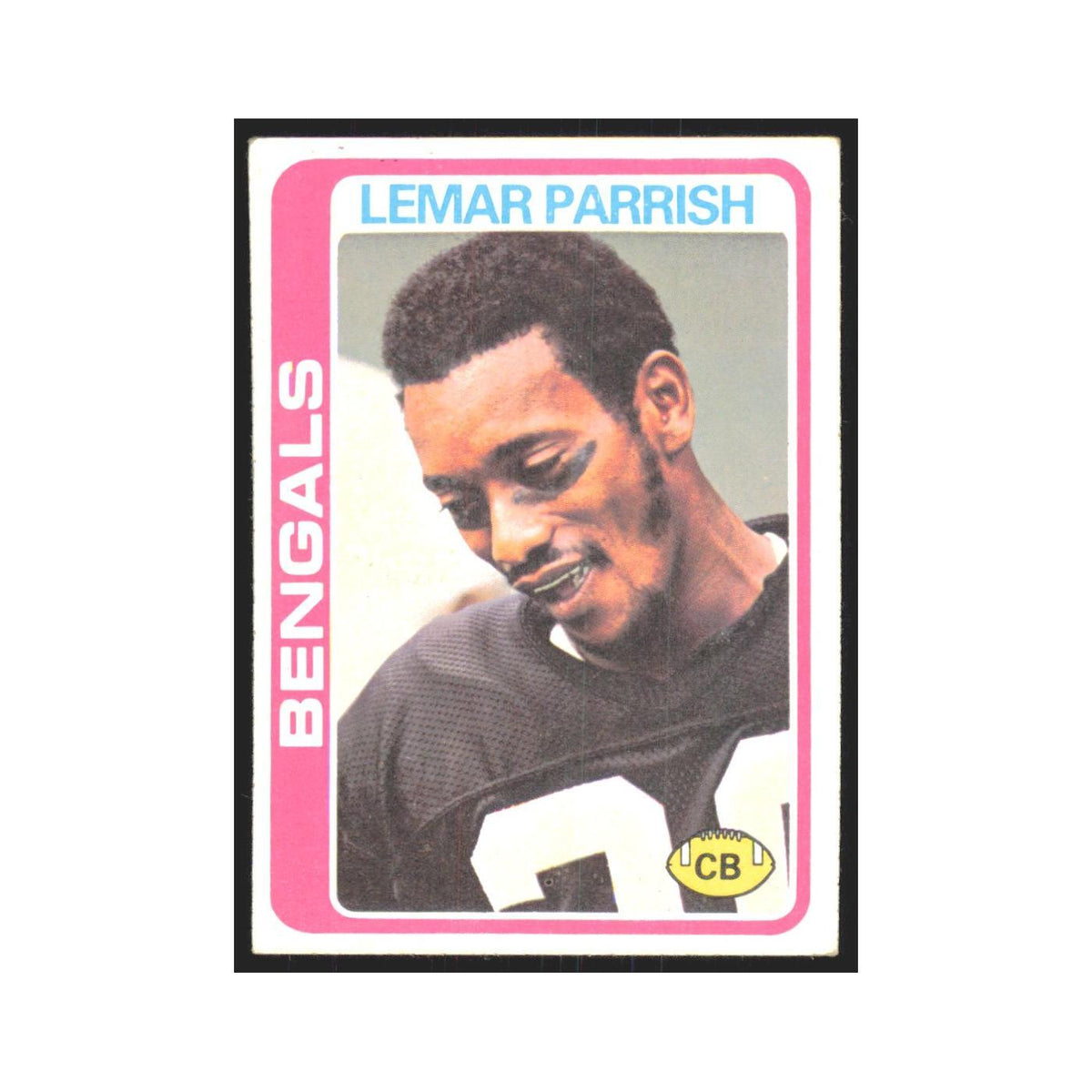 Lemar Parrish 1978 Topps #455 Football Cards Football Card EX