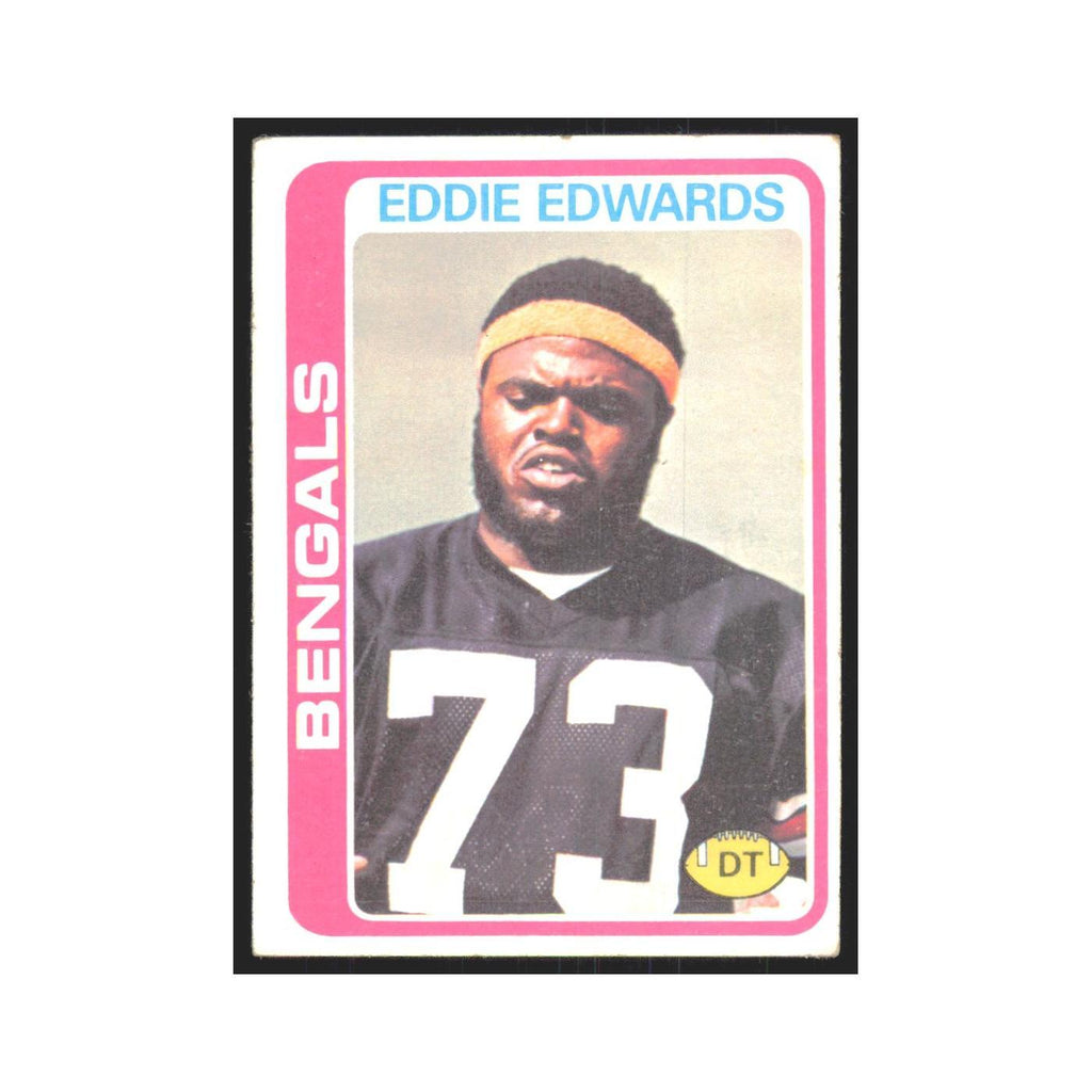 Eddie Edwards 1978 Topps #374 Football Cards Football Card EX