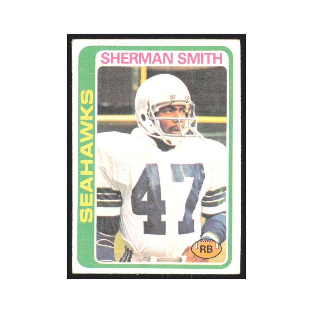 Sherman Smith 1978 Topps #191 Football Cards Football Card EX