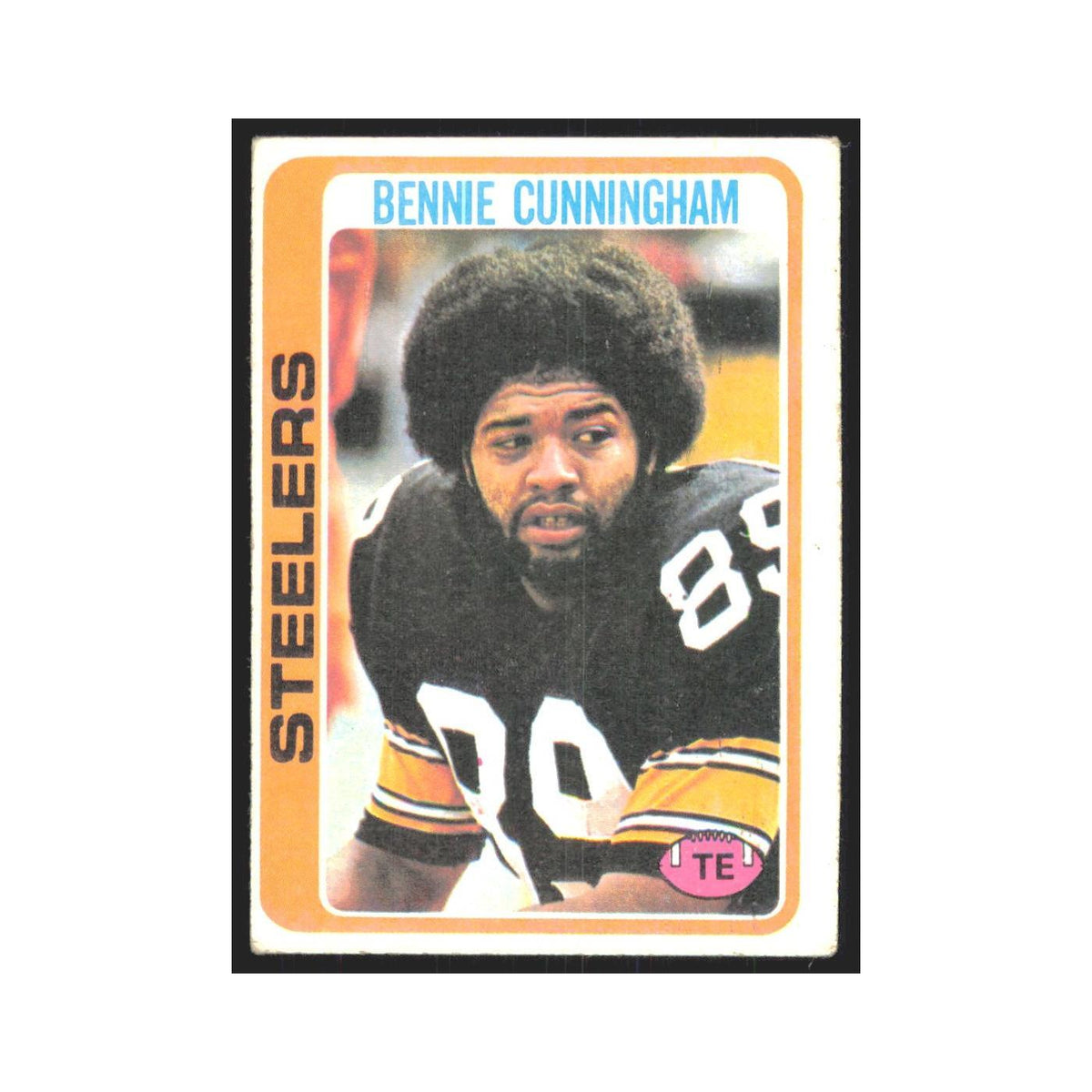 Bennie Cunningham 1978 Topps #371 Football Cards Football Card EX