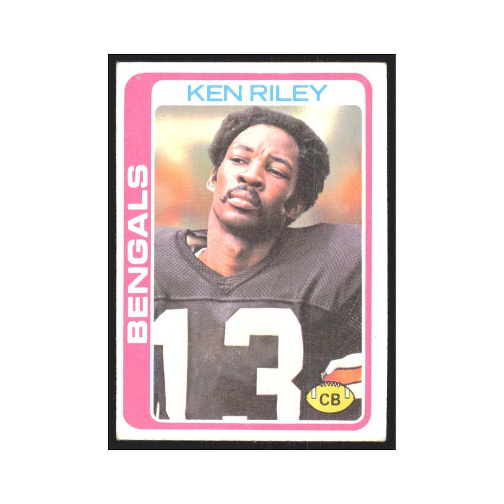 Ken Riley 1978 Topps #115 Football Cards Football Card EX