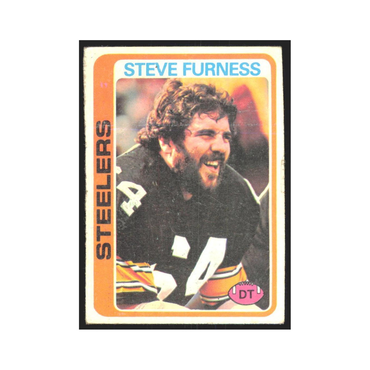 Steve Furness 1978 Topps #214 Football Cards Football Card EX