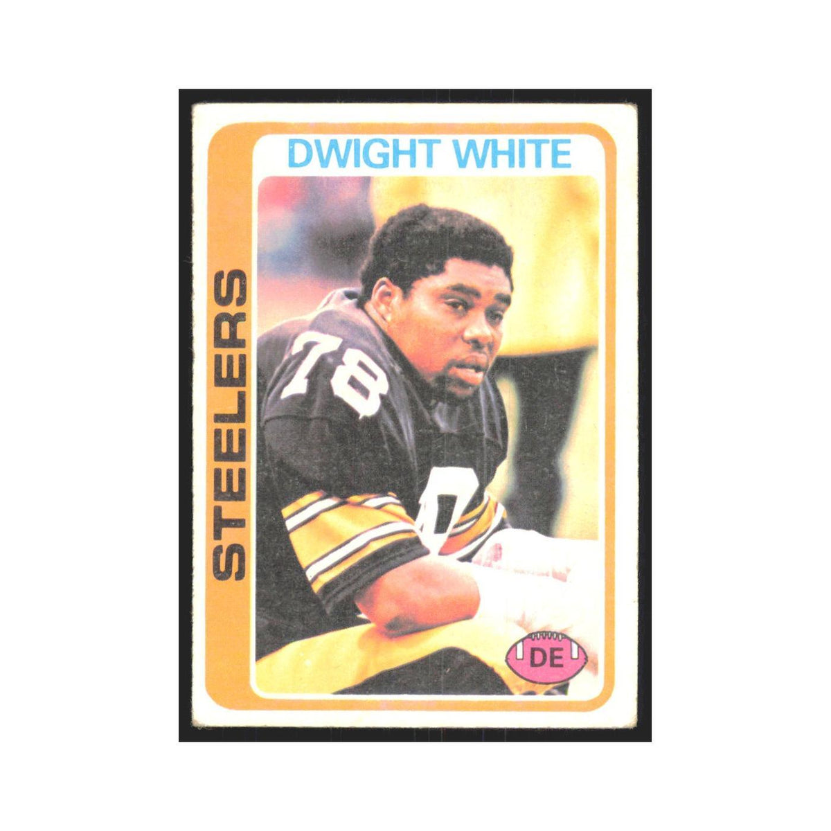 Dwight White 1978 Topps #255 Football Cards Football Card EX