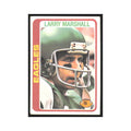 Larry Marshall 1978 Topps #358 Football Cards Football Card EX