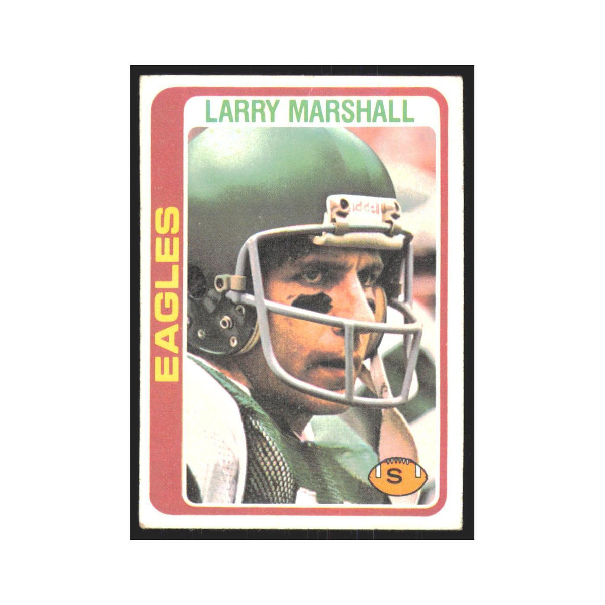 Larry Marshall 1978 Topps #358 Football Cards Football Card EX