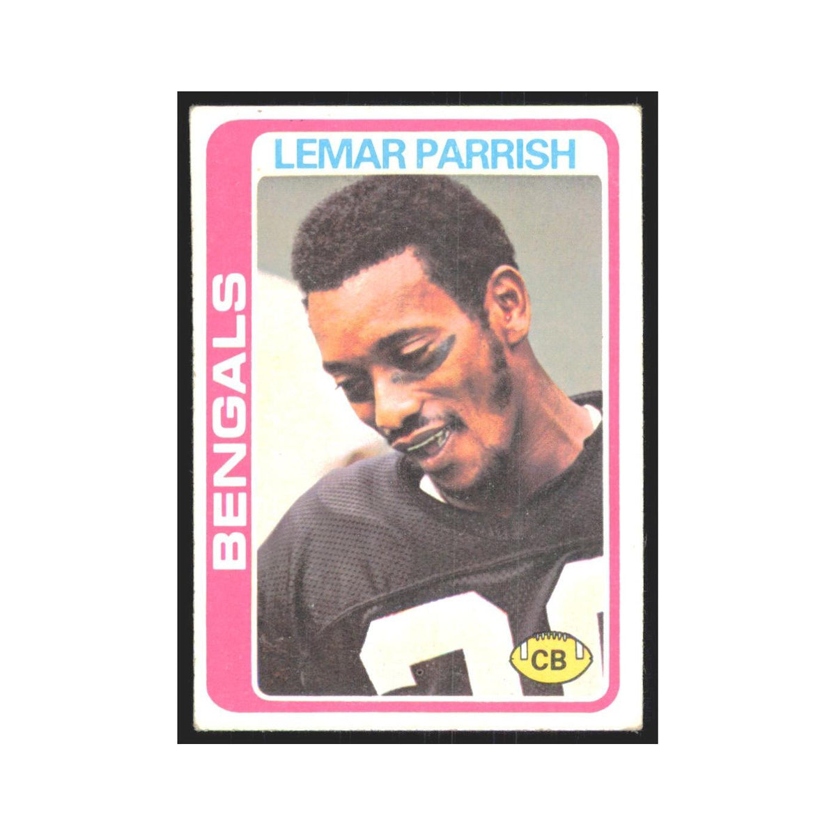 Lemar Parrish 1978 Topps #455 Football Cards Football Card EX