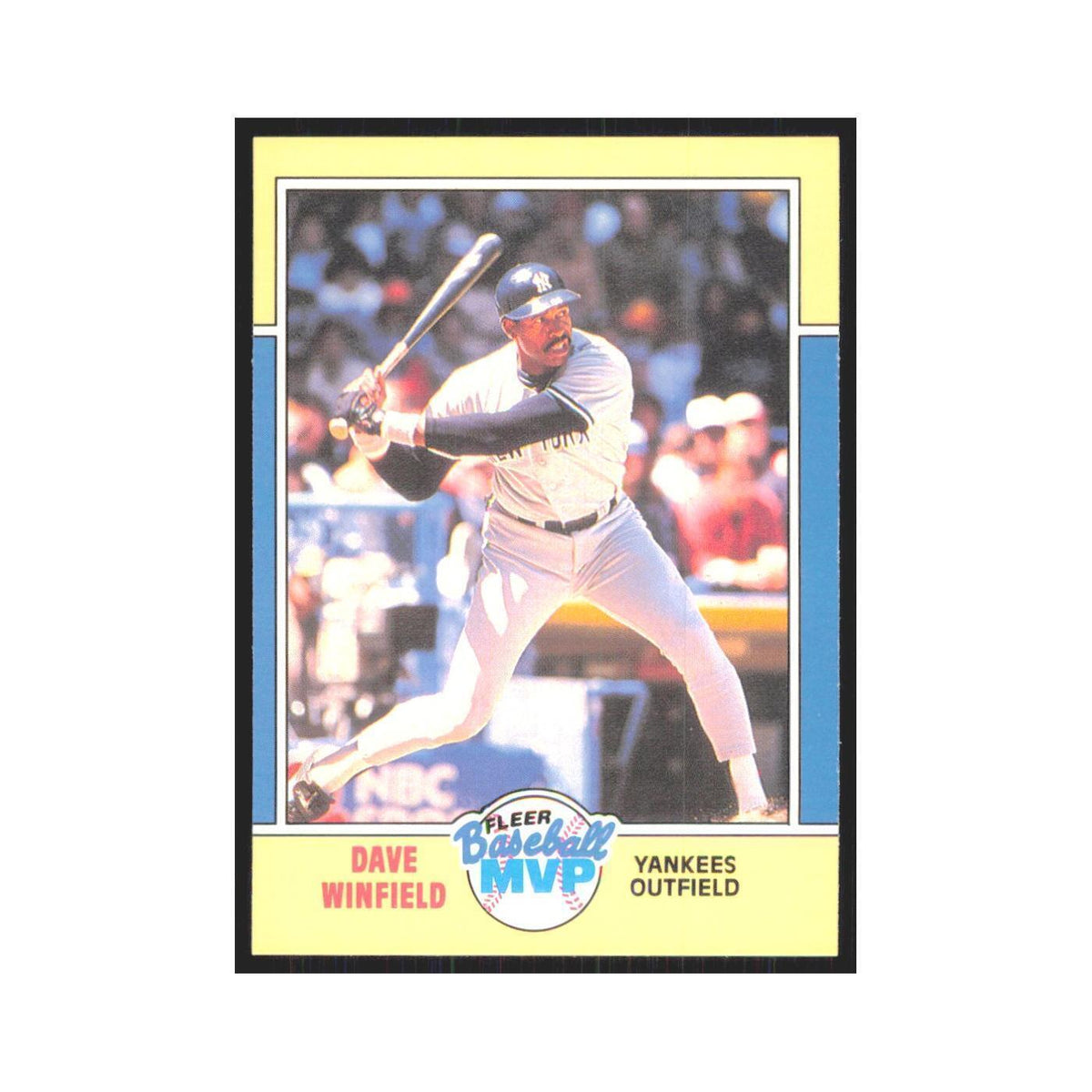 Dave Winfield 1988 Fleer Baseball MVP's #43 New York Yankees Baseball Card NM