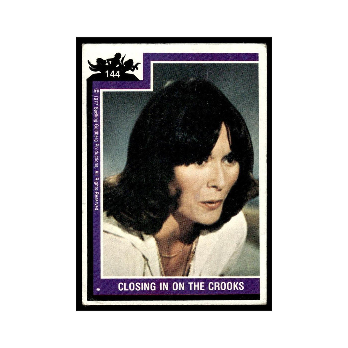 Closing In On The Crooks 1977 Charlies Angels #144 Trading Card VG