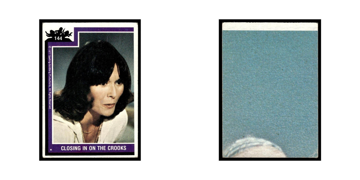 Closing In On The Crooks 1977 Charlies Angels #144 Trading Card VG