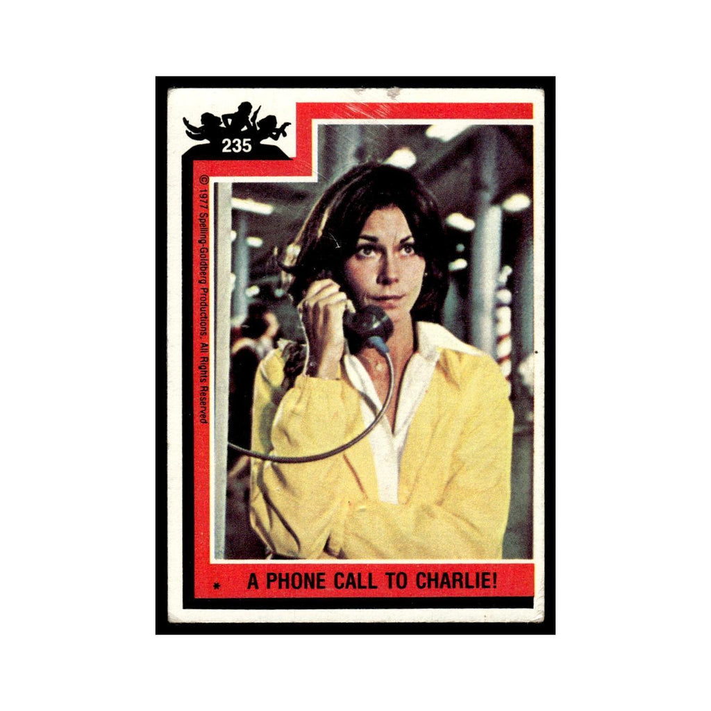 A Phone Call To Charlie 1977 Charlies Angels #235 Trading Card Poor