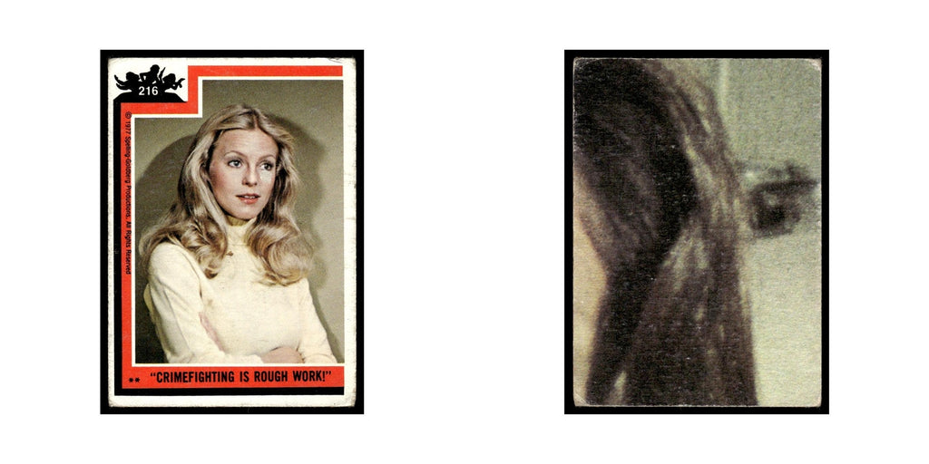 Crimefighting is Rough Work 1977 Charlies Angels #216 Trading Card VG