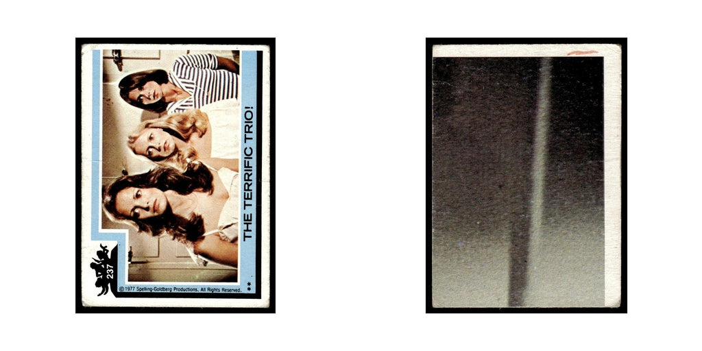 The Terrific Trio 1977 Charlies Angels #237 Trading Card Poor