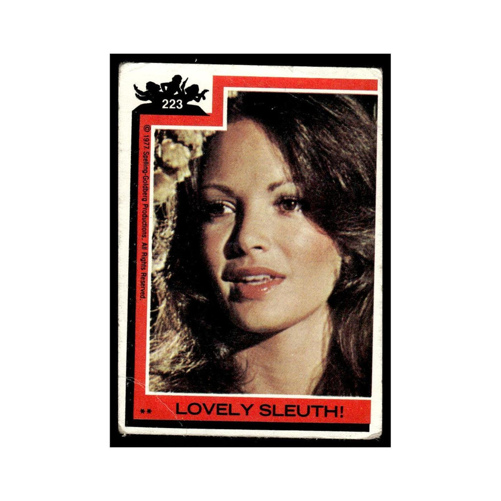 Lovely Sleuth 1977 Charlies Angels #223 Trading Card Poor