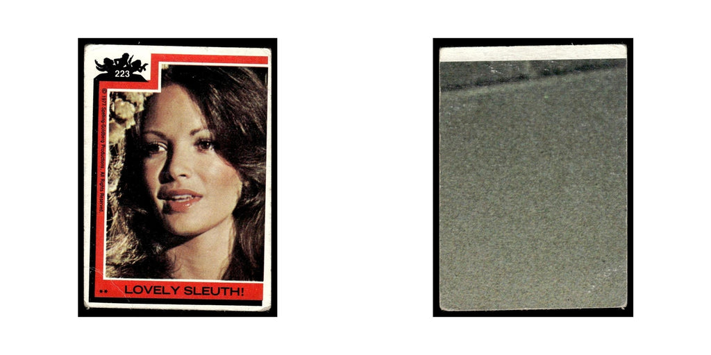 Lovely Sleuth 1977 Charlies Angels #223 Trading Card Poor