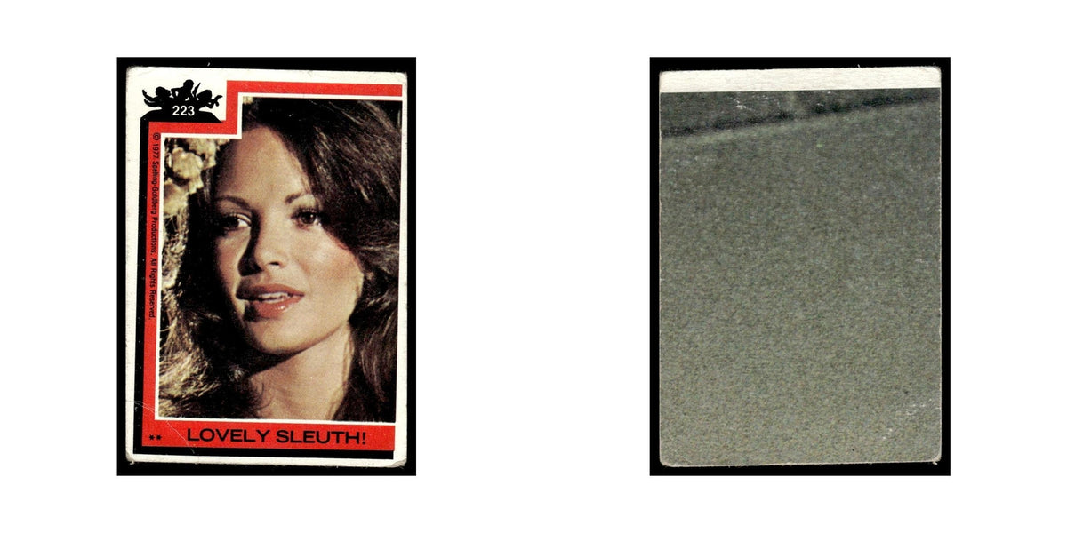 Lovely Sleuth 1977 Charlies Angels #223 Trading Card Poor