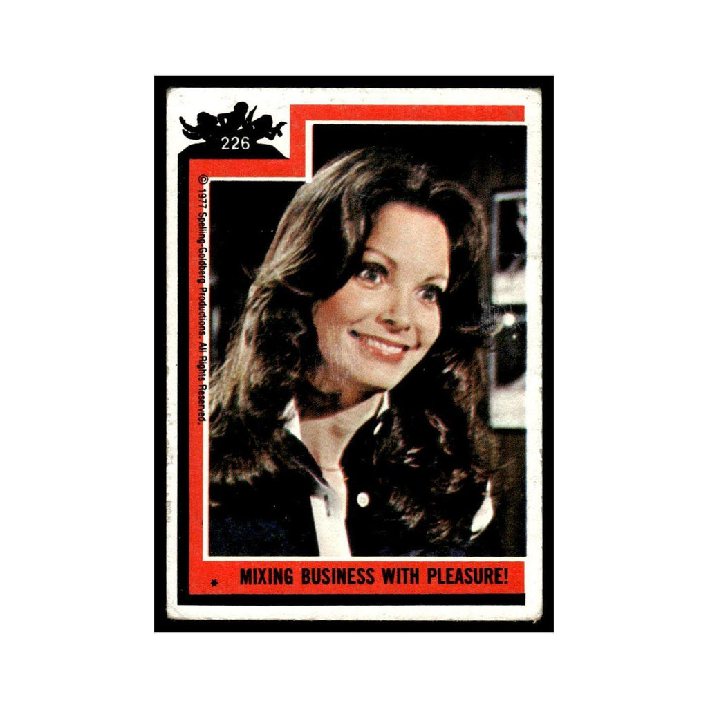Mixing Business With Pleasure 1977 Charlies Angels #226 Trading Card VG