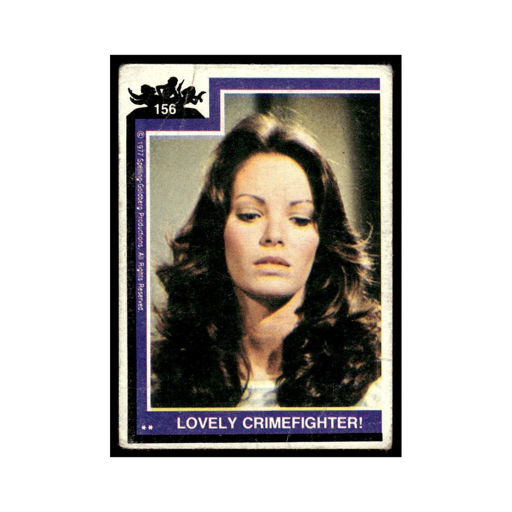 Lovely Crimefighter 1977 Charlies Angels #156 Trading Card Poor