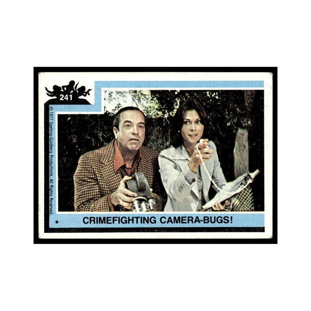 Crimefighting Camera Bugs 1977 Charlies Angels #241 Trading Card VG