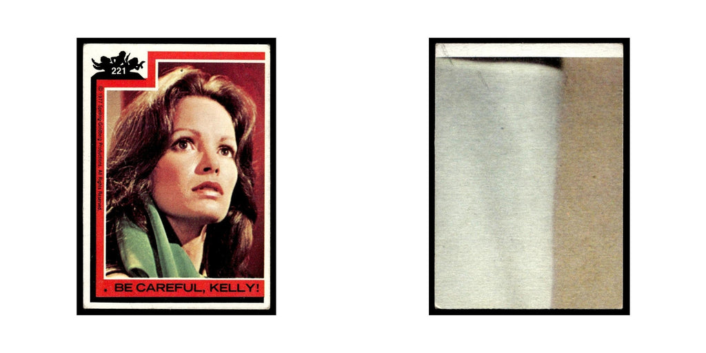 Be Careful Kelly 1977 Charlies Angels #221 Trading Card Poor