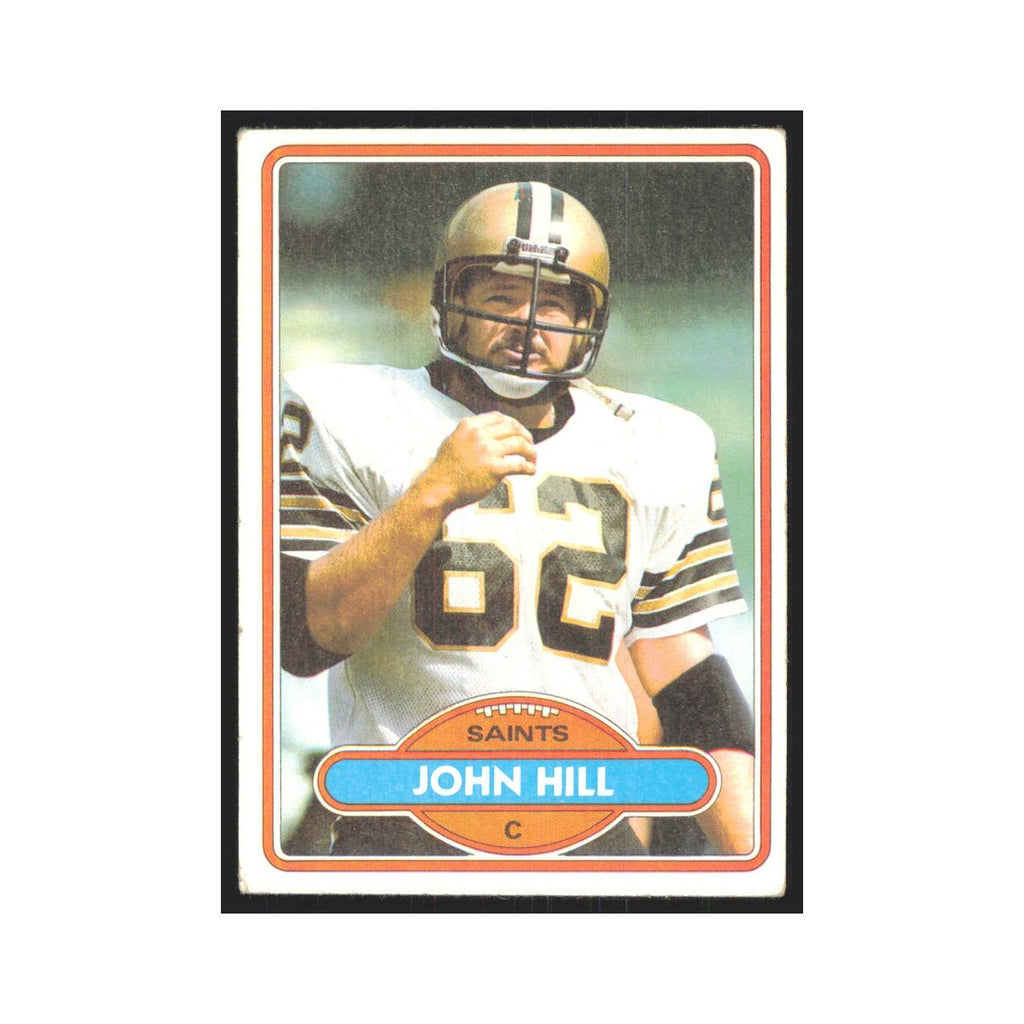 John Hill 1980 Topps #486 Football Cards Football Card EX